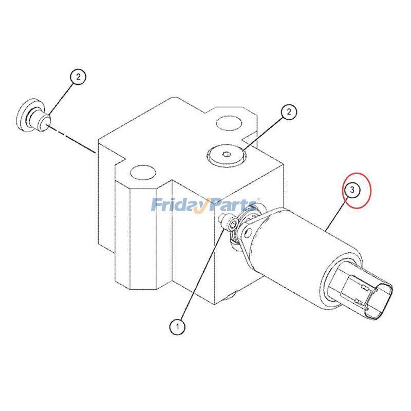 エクスカベーター ソレノイドバルブピラー CATGC