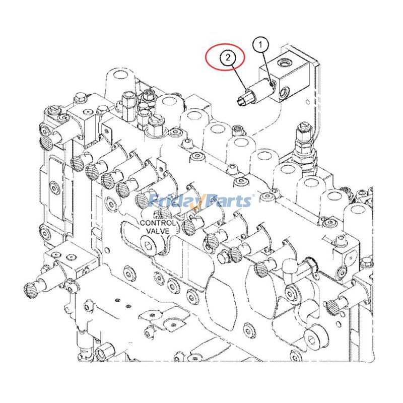 Solenoid Valveerpillar CATGC 345GC for Excavator