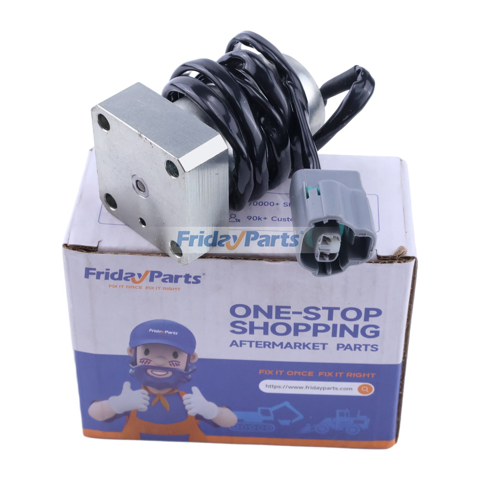 Électrovanne 67617-26600-71 pour moteur Toyota 1DZ 4Y chariot élévateur 8FDU15 8FDU18 FDZN20 FDZN25 FGZN30