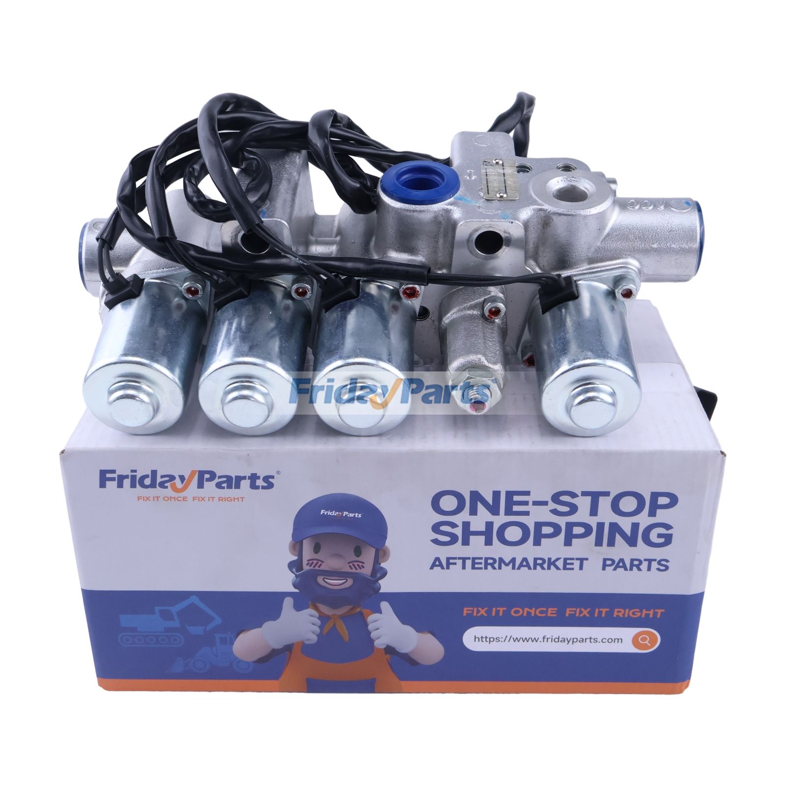 Conjunto de válvula solenoide 22P-60-12112 22P-60-12111 para excavadora Komatsu PC60-8 PC70-8 PC78US-8 PC88MR-8 PW98MR-8