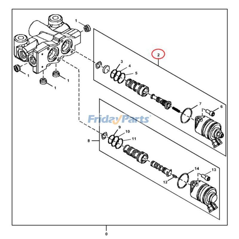 Solenoid Valve Assembly For JOHN DEERE Excavator