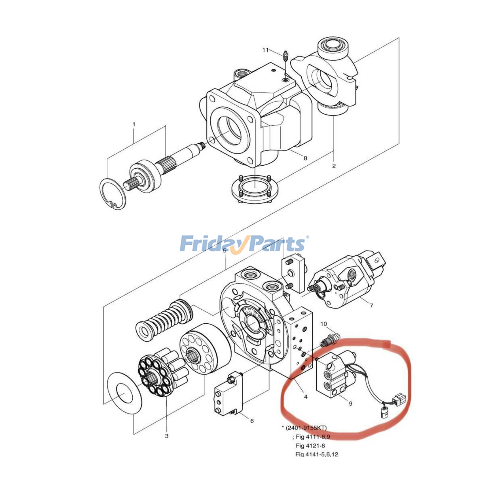 Bosch用用油圧ポンプ用ソレノイドバルブアセンブリ AP2D25LV1RS7-927-2