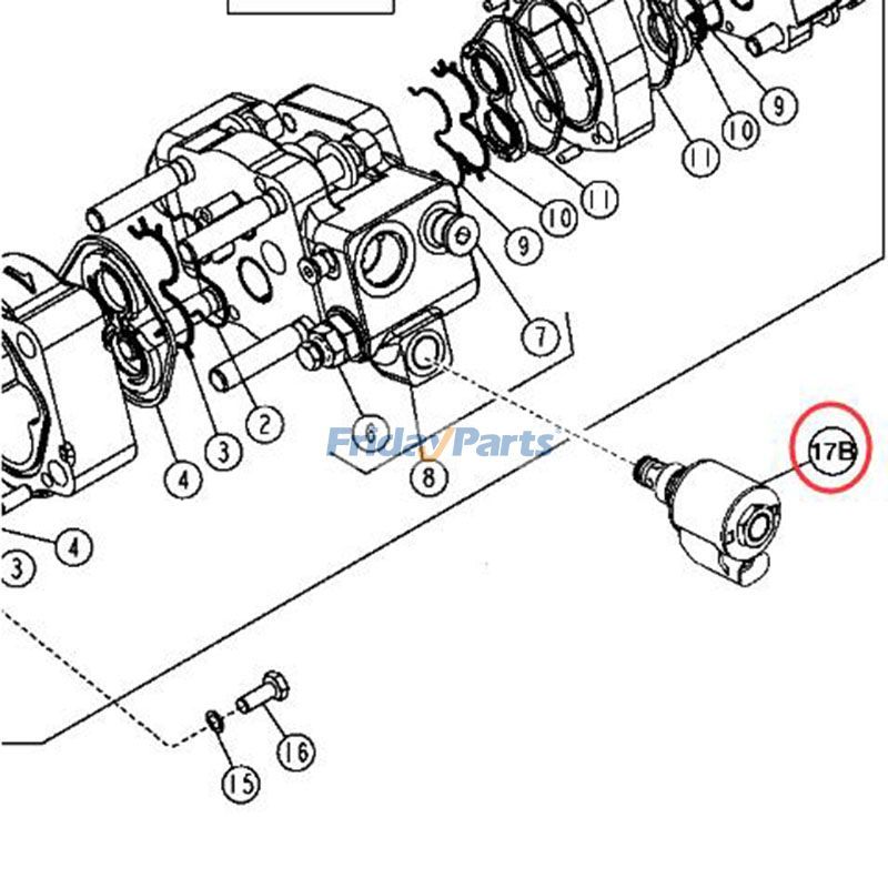 JOHN DEERE用エンジン,ローダー用ソレノイドバルブ