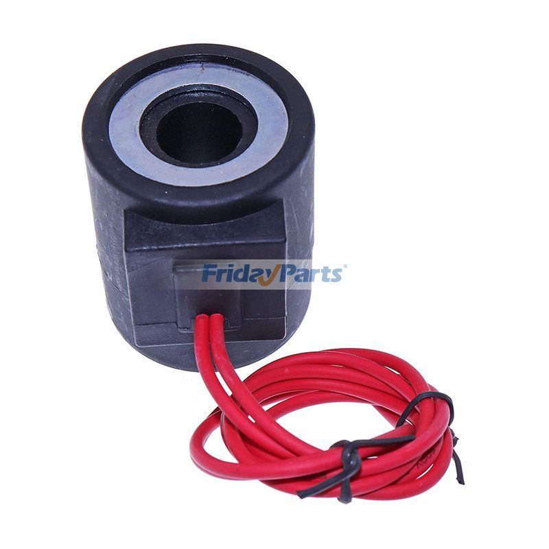 Excavator,Tractor Solenoid Valve Coil Stem Series 18" Wire LeadsV DC Size