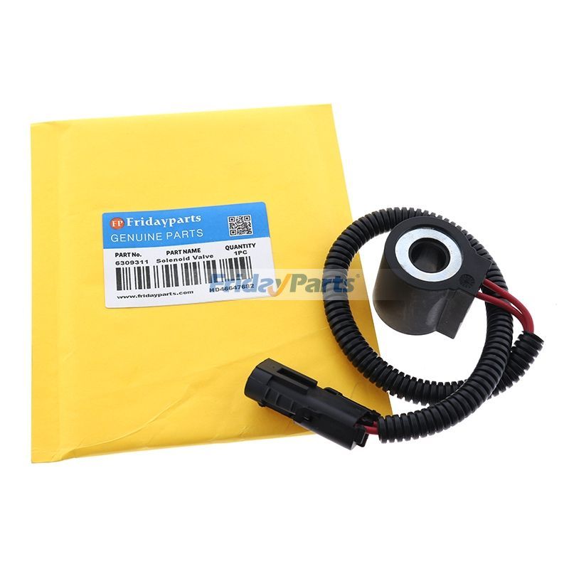 12V Solenoid Valve Coil 6309311 6671025 for Bobcat Loader A220 A300 A770 T140 T180 T190 T200 T250 T300 T320