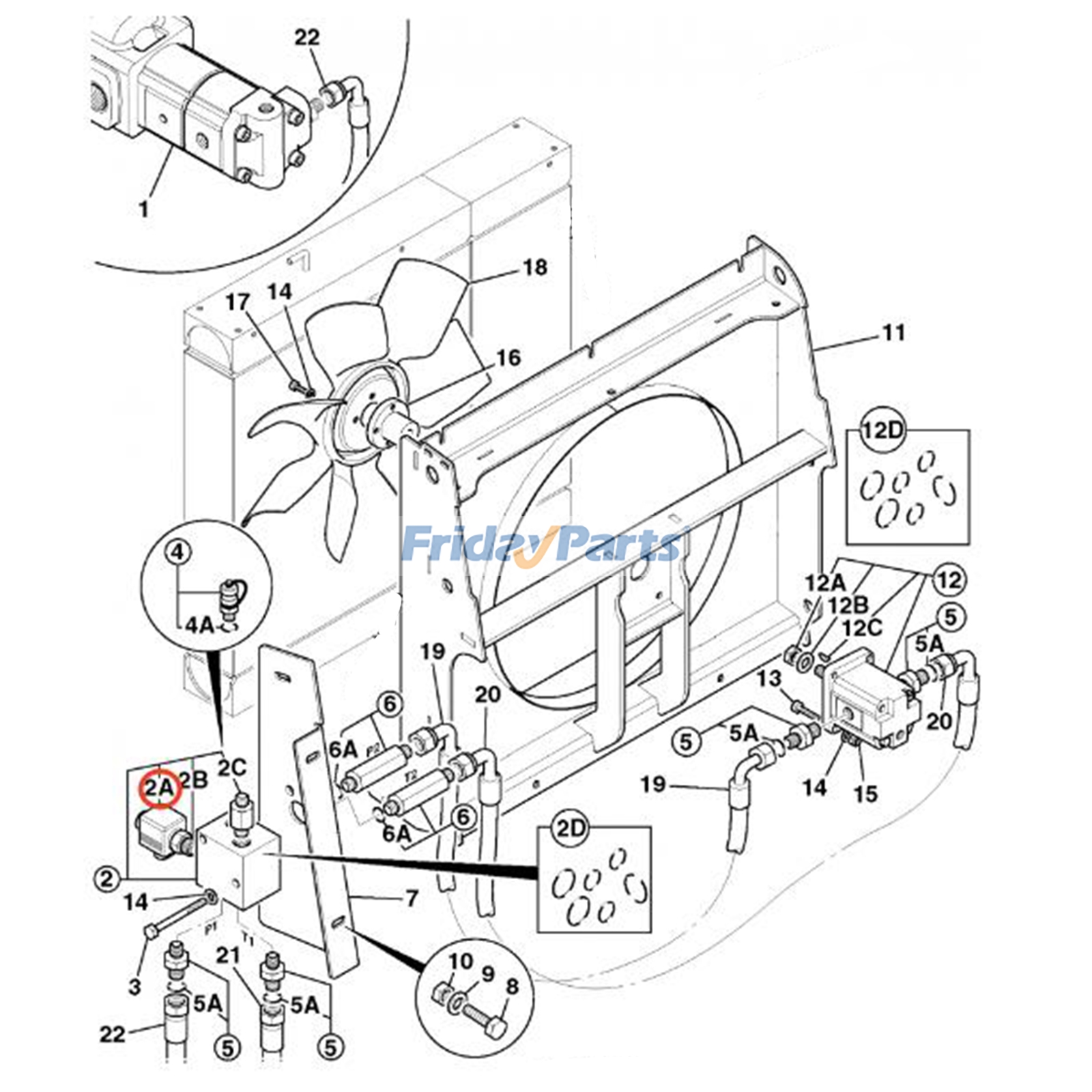 Bobine de l'électrovannepour Pelle,Chargeur,Camion Tout-Terrain,Chariot Télescopique,Tracteur