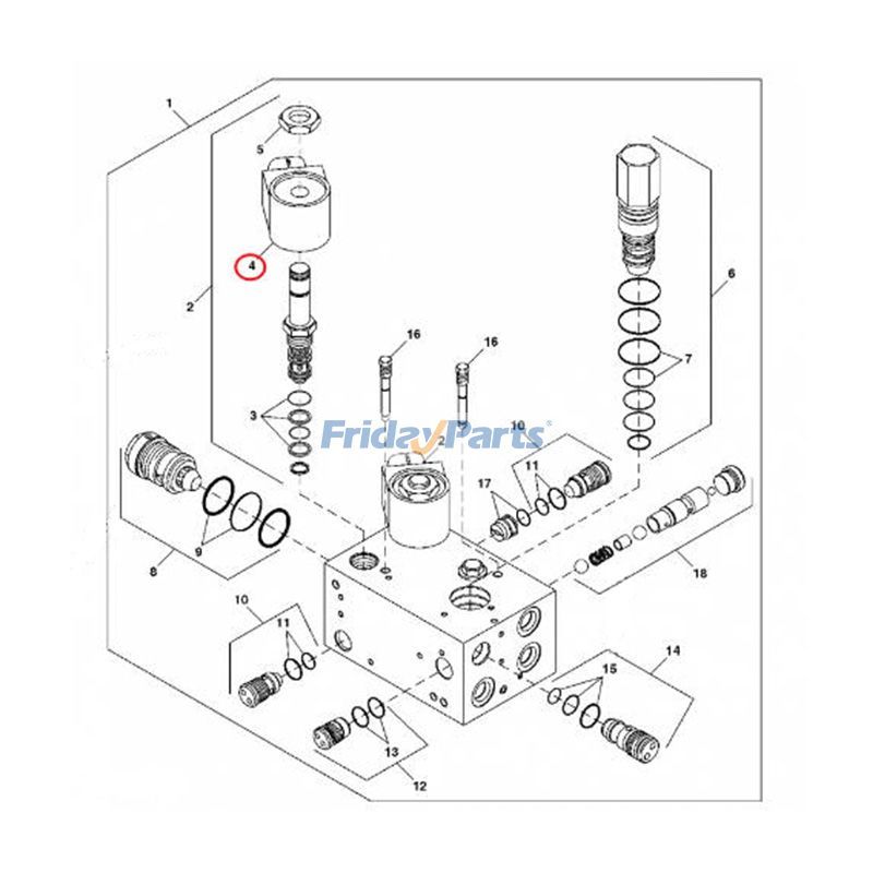  Solenoid Valve Coil For JOHN DEERE