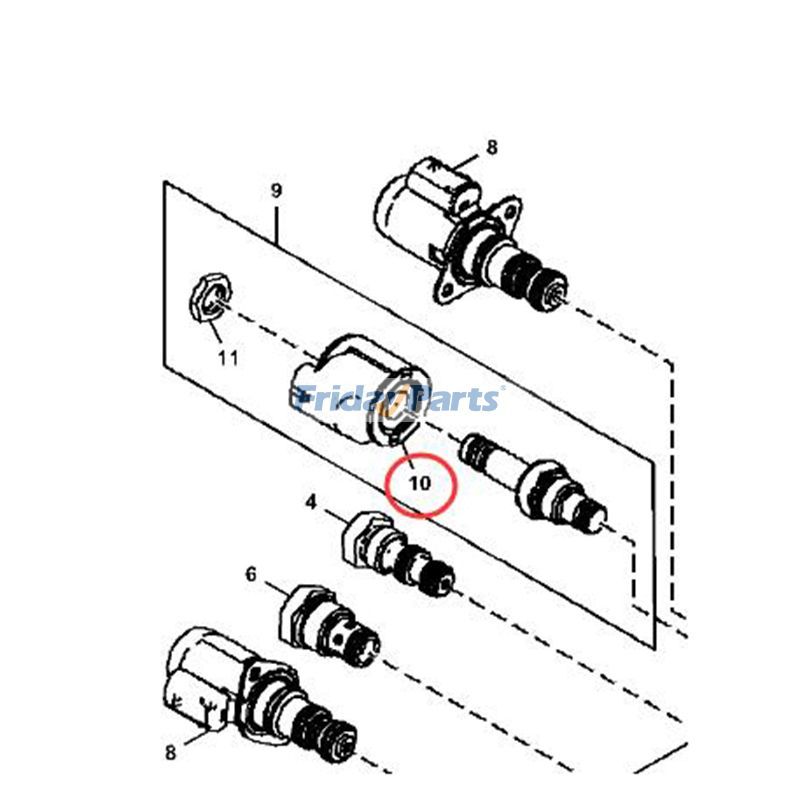  Solenoid Valve Coil For JOHN DEERE