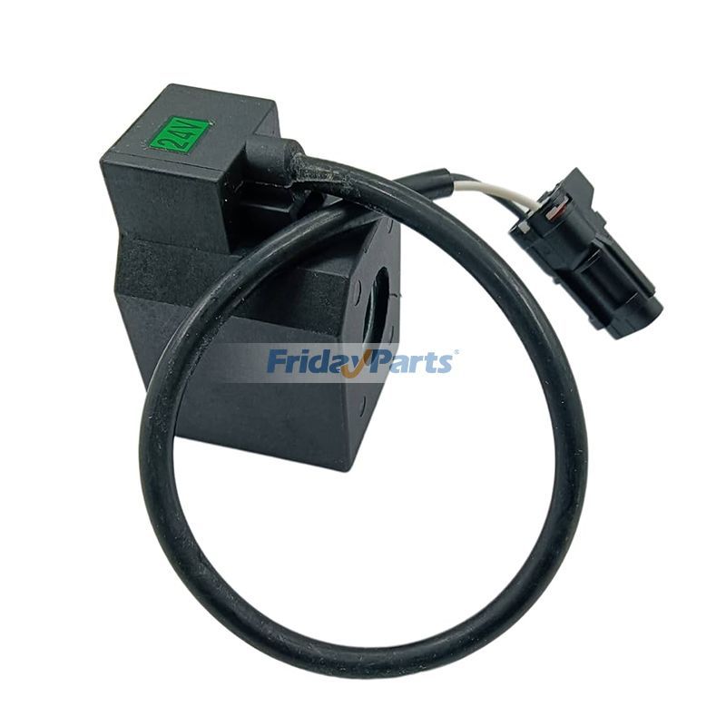 Solenoid Valve Coil EDH0427V-H for Hyundai Excavator R130W-3 R160LC-3 R170W-3 R180LC-3 R200NLC-3 R200W-3 R210LC-3 R210LC-3H R250LC-3 R260LC-9A