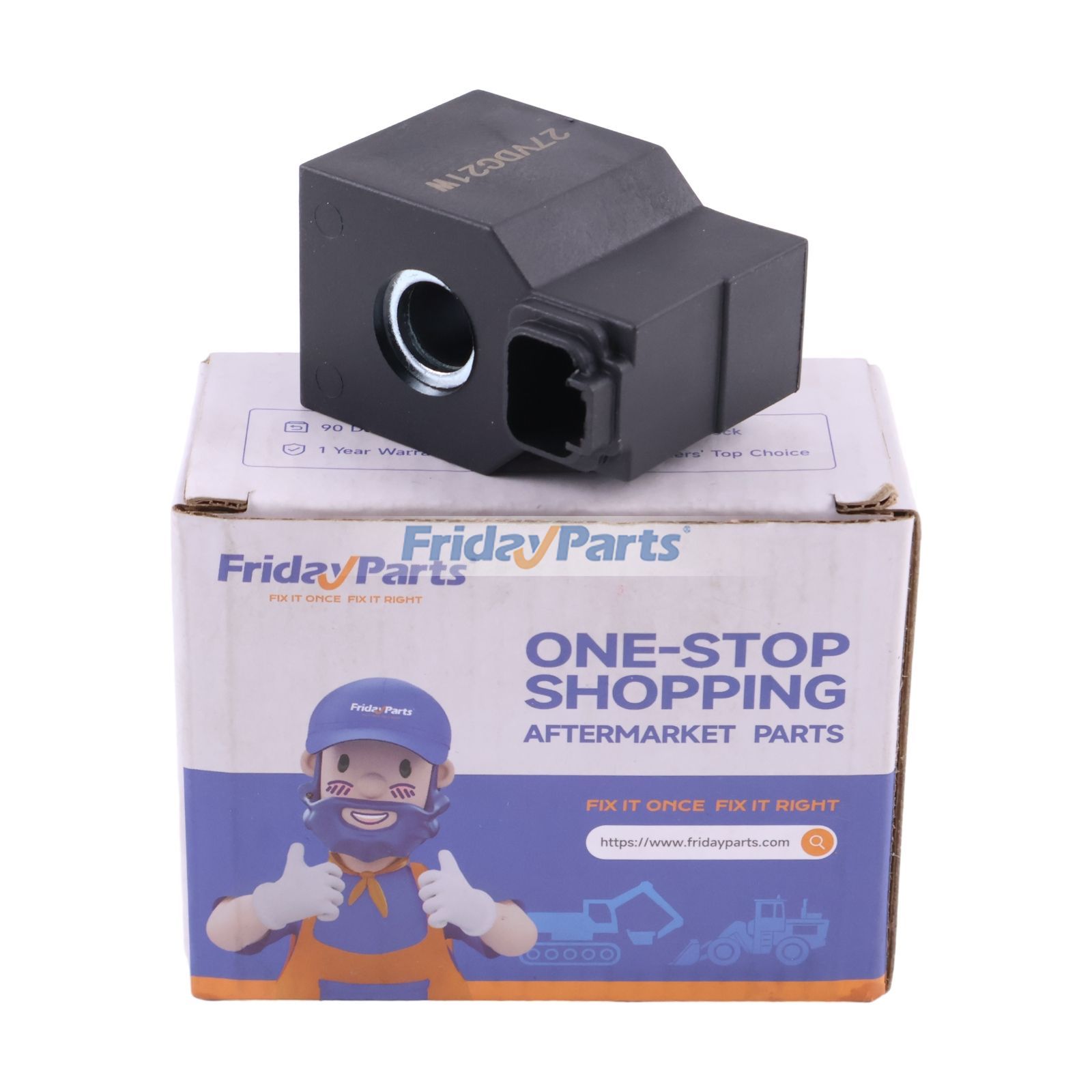 Solenoid Valve Coil XKAL-00050 for Hyundai Excavator R210LC-9 R250LC-9 HX220L R290LC-9 HX235LCR R140LC-9 R180LC-9