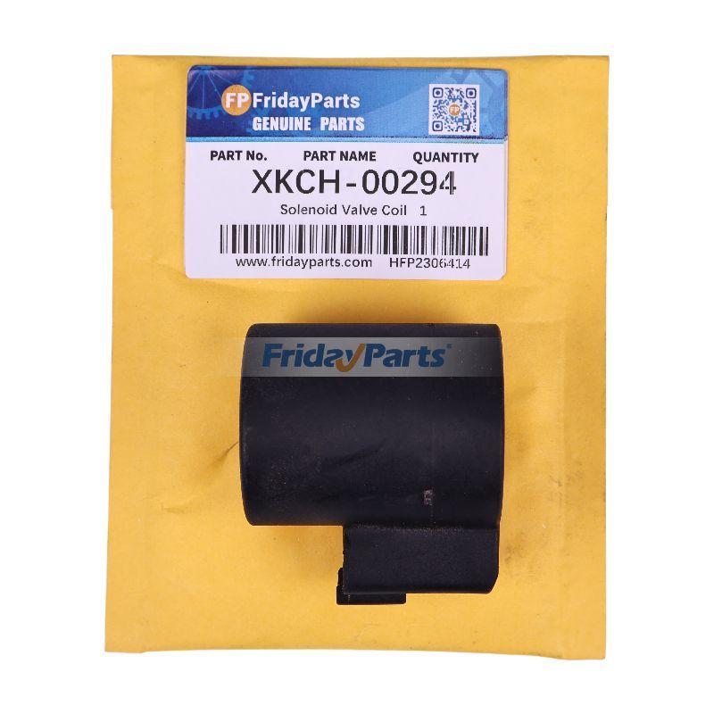 Solenoid Valve Coil XKCH-00294 for Hyundai Excavator R140LC-9