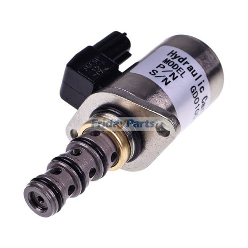 Électrovanne KDRDE5K-31/30C40-111 Pompe Hydraulique – Compatible Kobelco SK100 SK120 SK200 SK220 Excavatrice Pièce Rechange Acier Allié