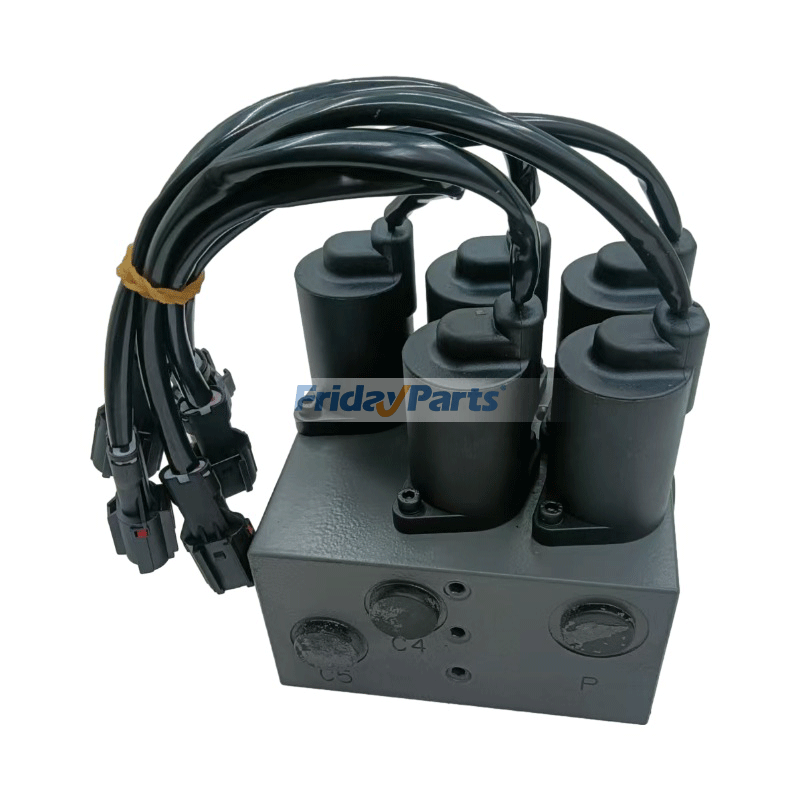 Solenoid Valve KHJ14520 for Sumitomo Excavator SH200 SH210-5 SH240 SH350