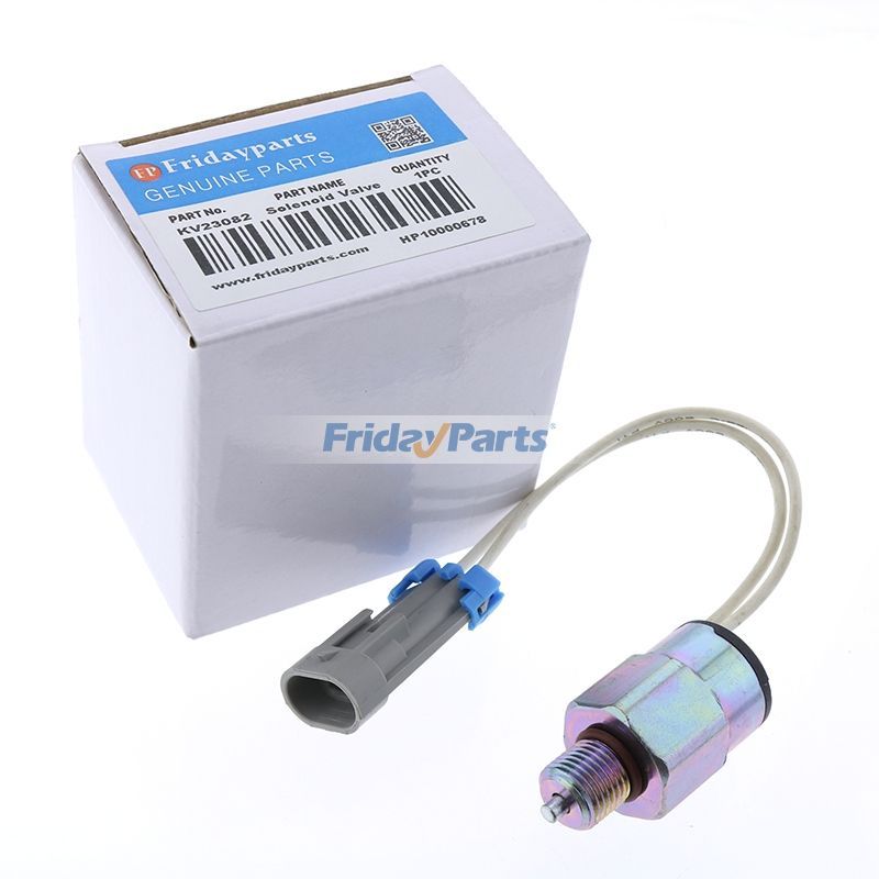 Válvula solenoide KV23082 para motor John Deere 3029 4045 4024 5030 Cargadora 240 250 260 270 280 317 320 325 328 332 CT322 CT332