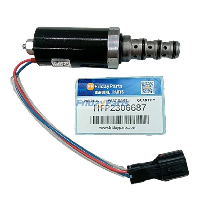 Solenoid Valve KWE5K-20/G24D12A for Kobelco Excavator SK200 SK200-5 SK100-5