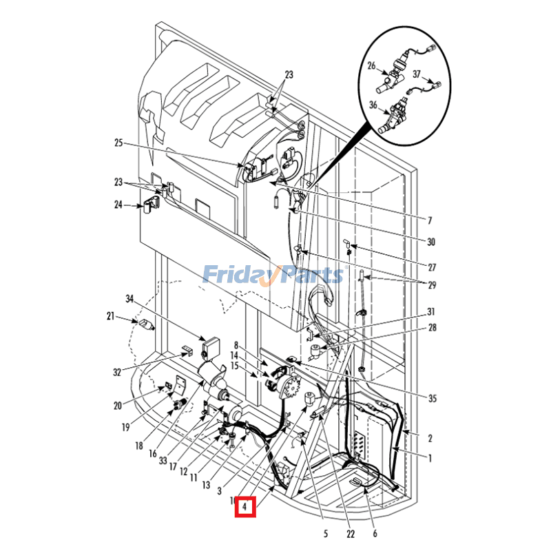 Piloto de válvula solenóide 66-7636 para Thermo King Transport Refrigeration SLXi Spectrum SB SLX B SL V-Series T-Series para Refrigeração de Transporte