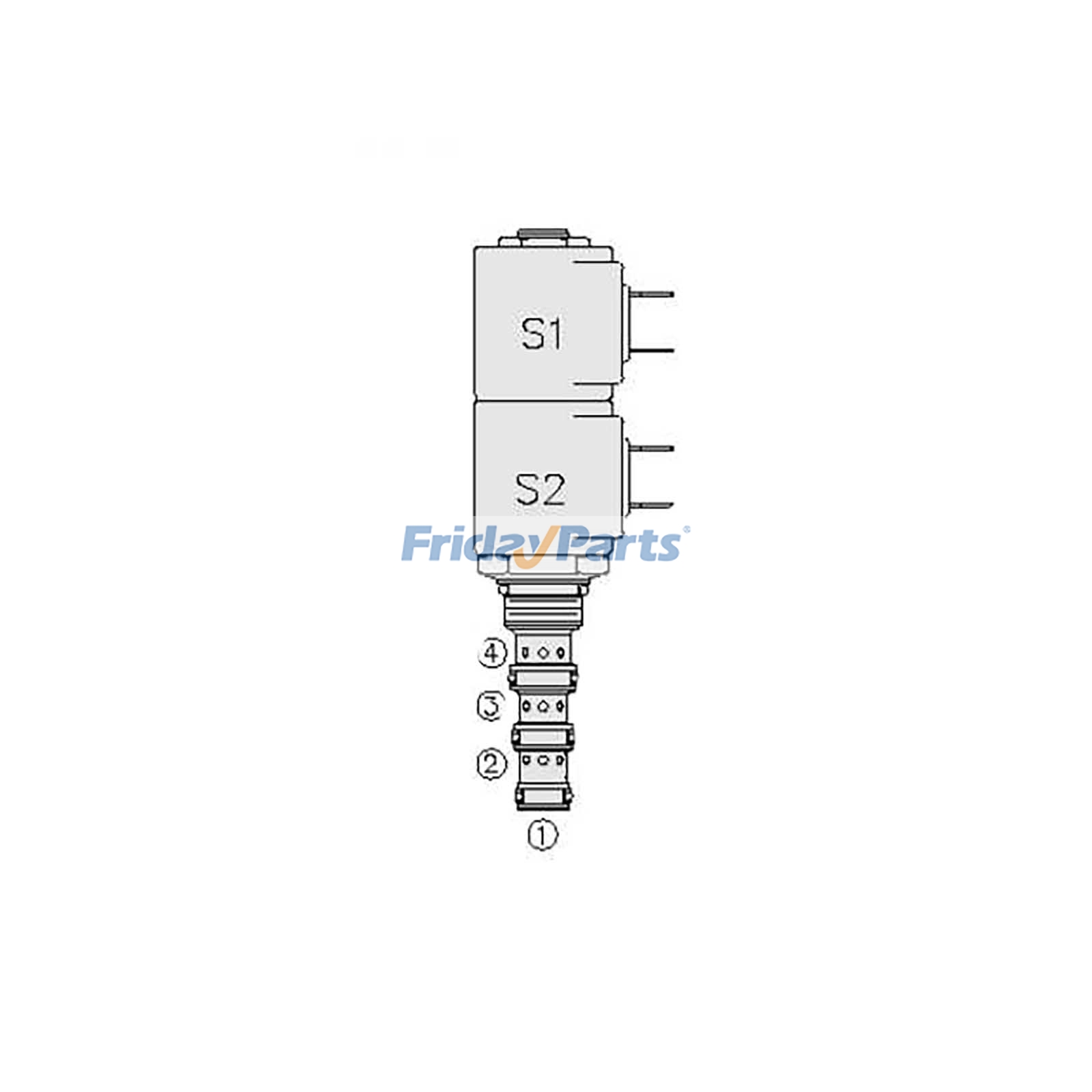Solenoid Valve for Excavator,Forklift,Tractor