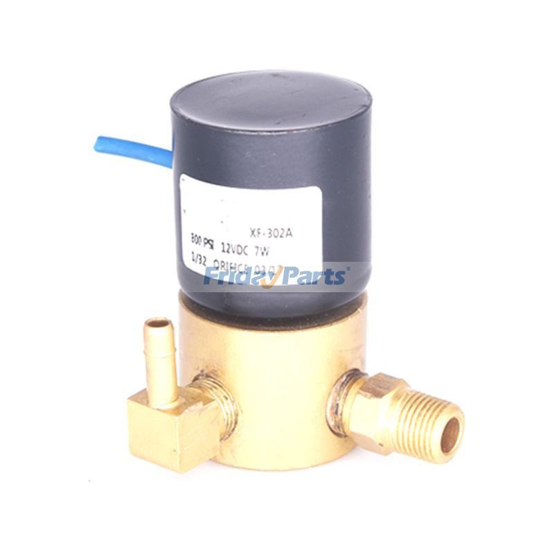 Válvula de control de solenoide de freno de latón de 800 psi de acción directa XF-302A