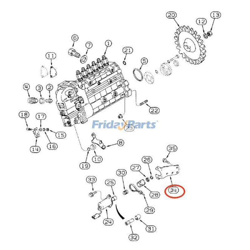 Solenoid Bracket for Excavator,Loader,Tractor