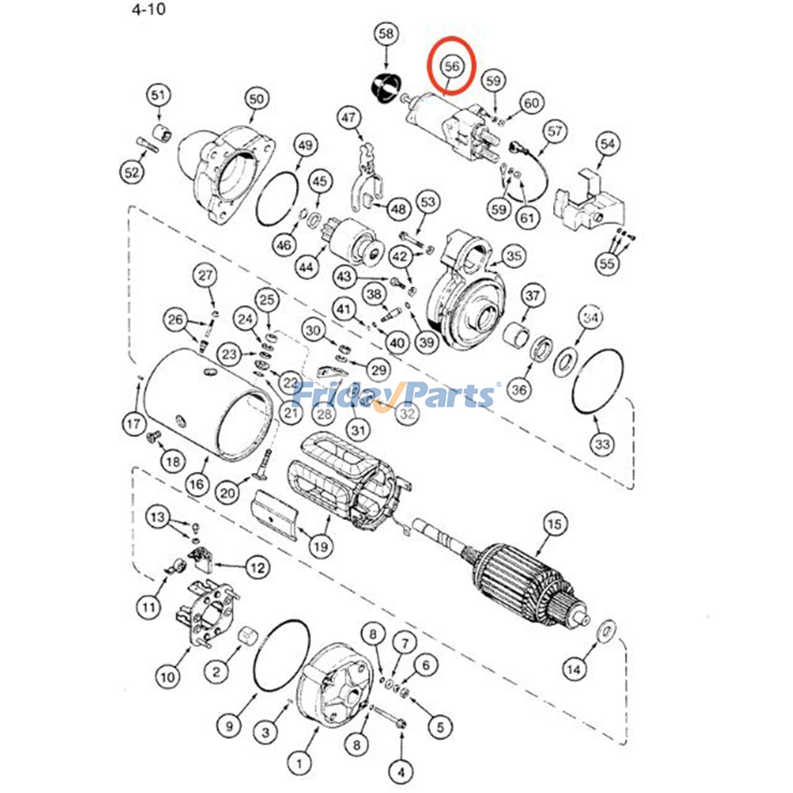 Solenoid Switch for Harvester,Tractor
