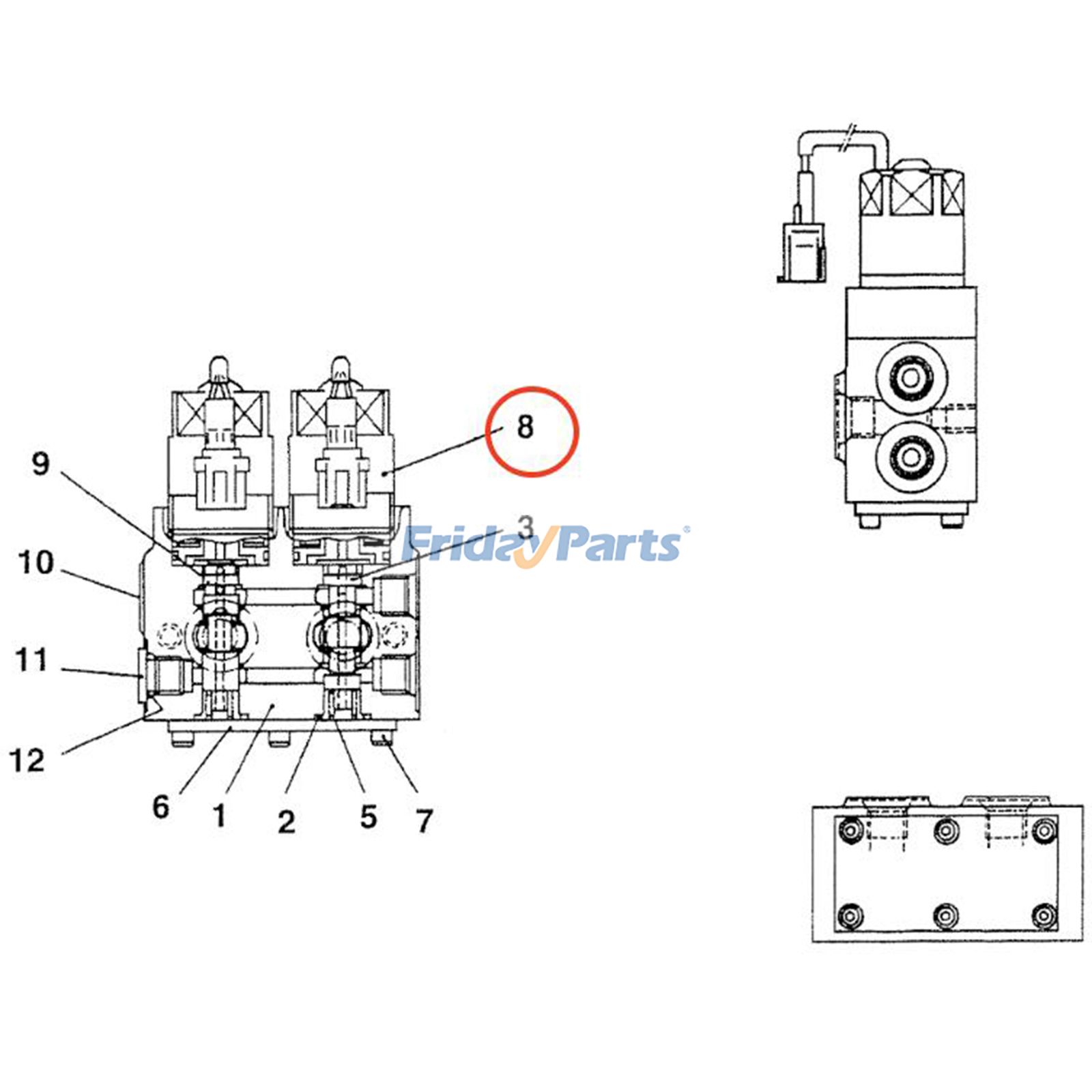 Solenoid Valve for Excavator