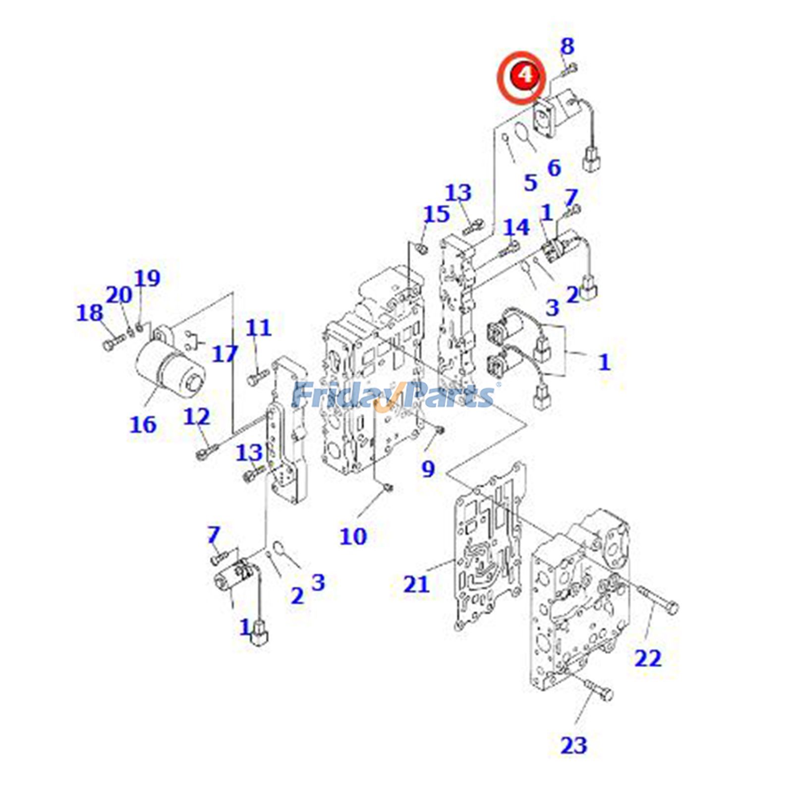 Solenoid Valve for Loader