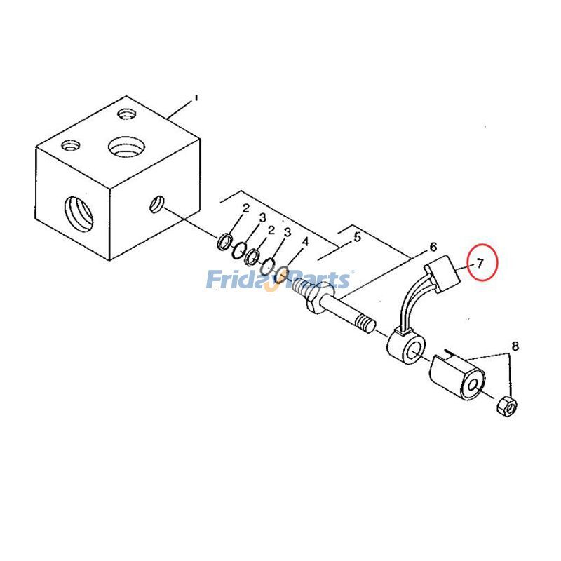 FridayParts Solenoid Valve Coil 