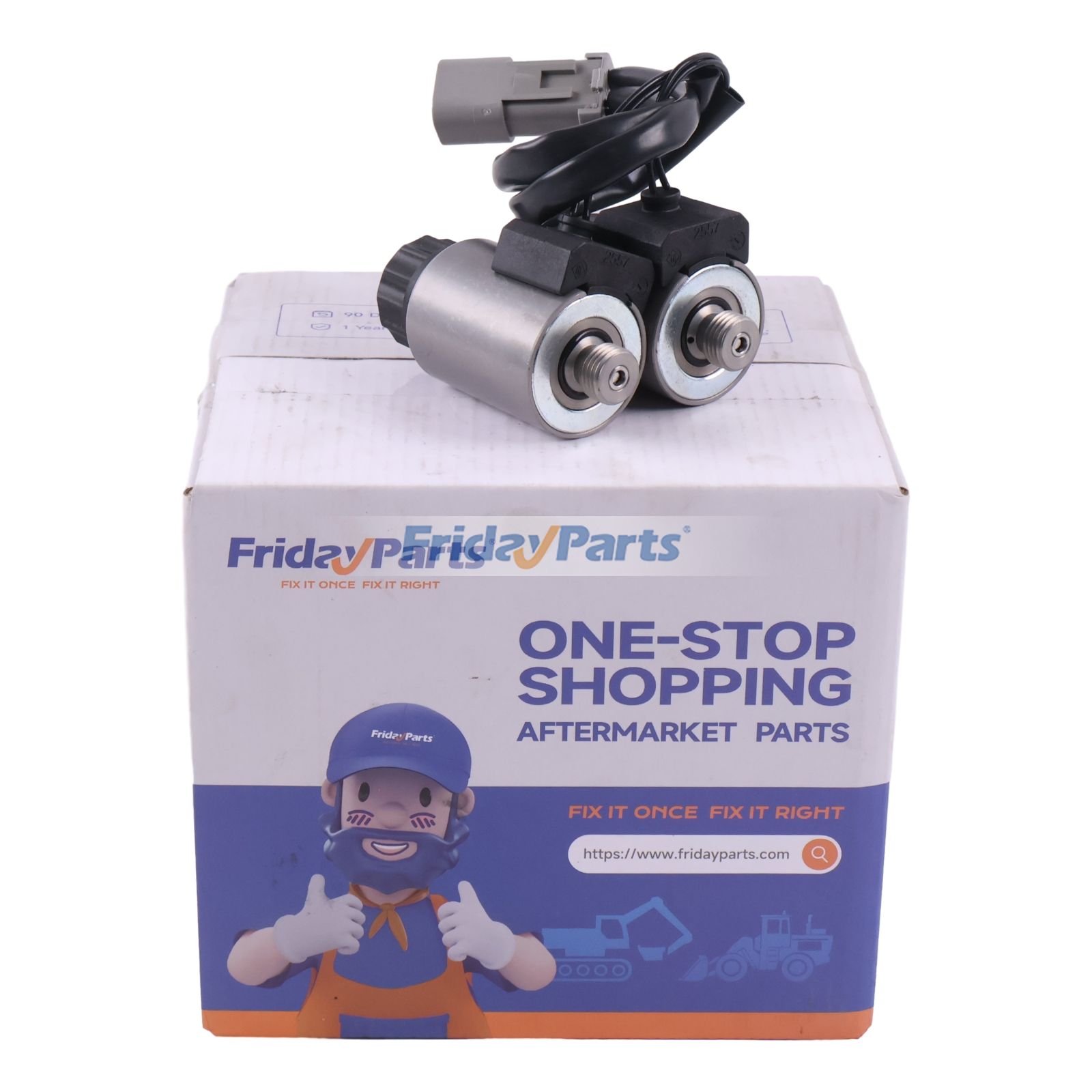 Solenoid Valve with Wires 87638868 87686481 for New Holland Combine CR6090 A4 CR9040 CR9060 CR9065 CR9070 CR9080 Dozer D75B D95