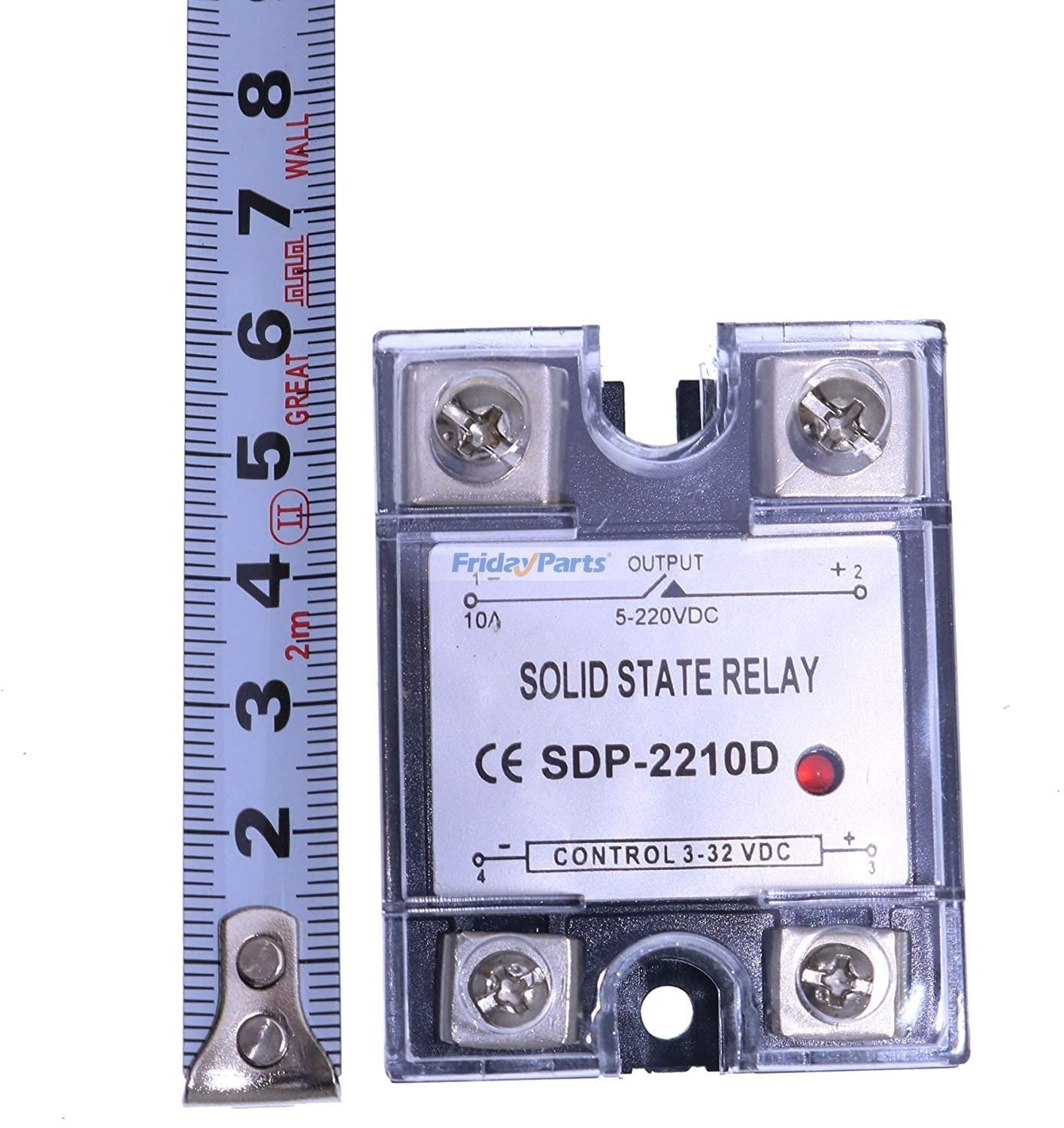 Relais statique SSR DC-DC 10A 3-32VDC/5-220VDC 10A Remplace Crydom D1D12/D2D12 Pour AUTRE MARQUE