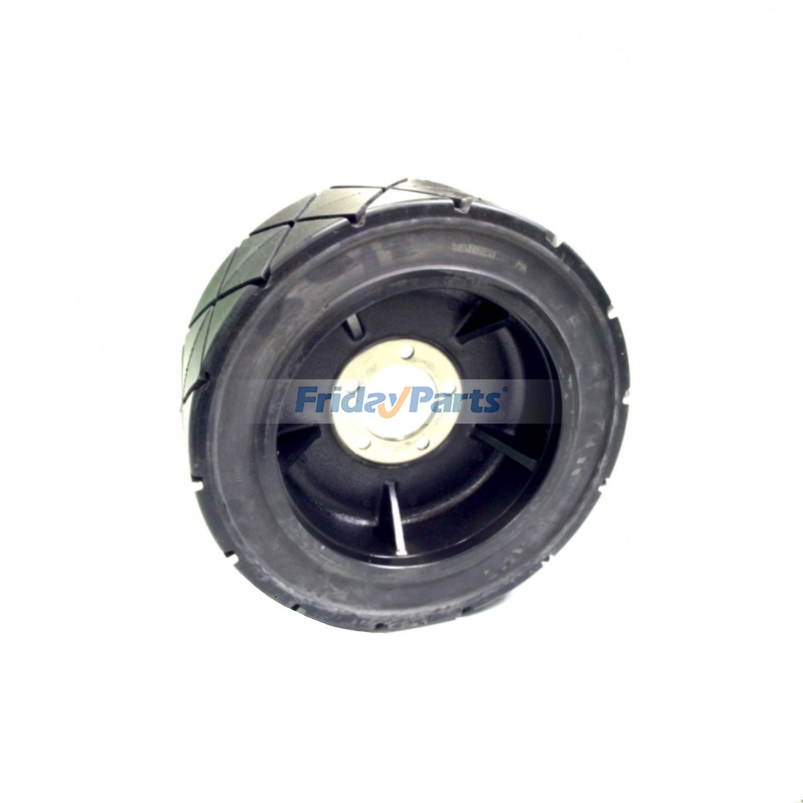Solid Tire and Rim TN1059343 for Tennant Scrubber M20 M30 T20 510E 7300 7400 8010 8300 8410