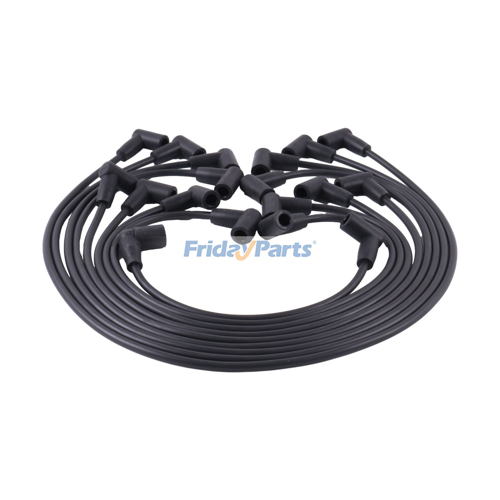 Jeu de fils d'allumage pour bougies d'allumage 84-816761Q4 pour moteurs Mercruiser 1981-1997 V8 305 et 350 avec allumages Thunderbolt IV et Vpour