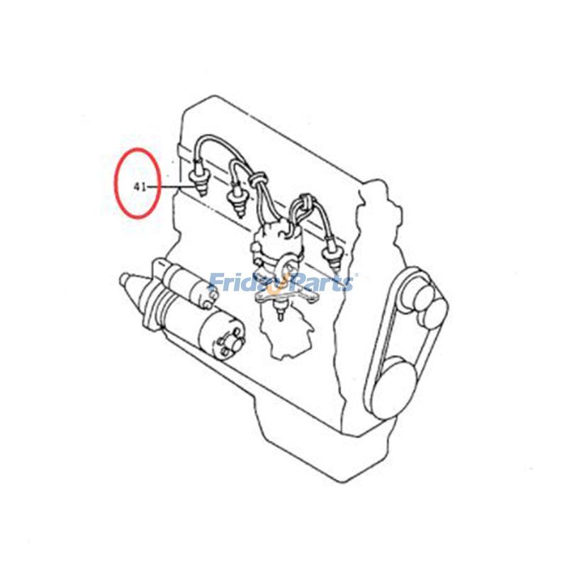 Bujía TJ909190195071 para motor Toyota 5K 5K-1-F Carretilla elevadora Komatsu FG10/15-16 de FridayParts