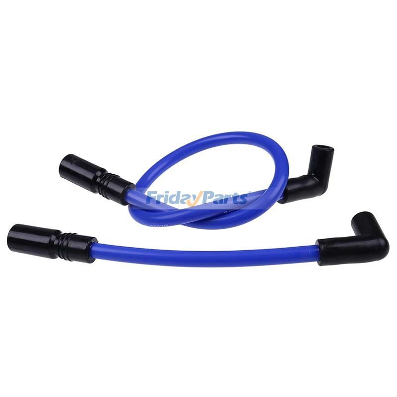 Harley-Davidson用用スパークプラグワイヤーセット DYNA-409BL ハーレーダビッドソン ビッグツインシリーズエンジン Dyna FXD 2000-17 Softail 1999-2017用