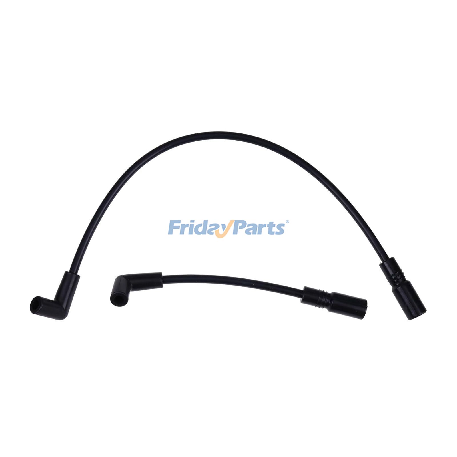 Spark Plug Wiring Set 8mm-WtBkDYNA for Harley Davidson Big Twin Dyna Motorcycle 1999-2017