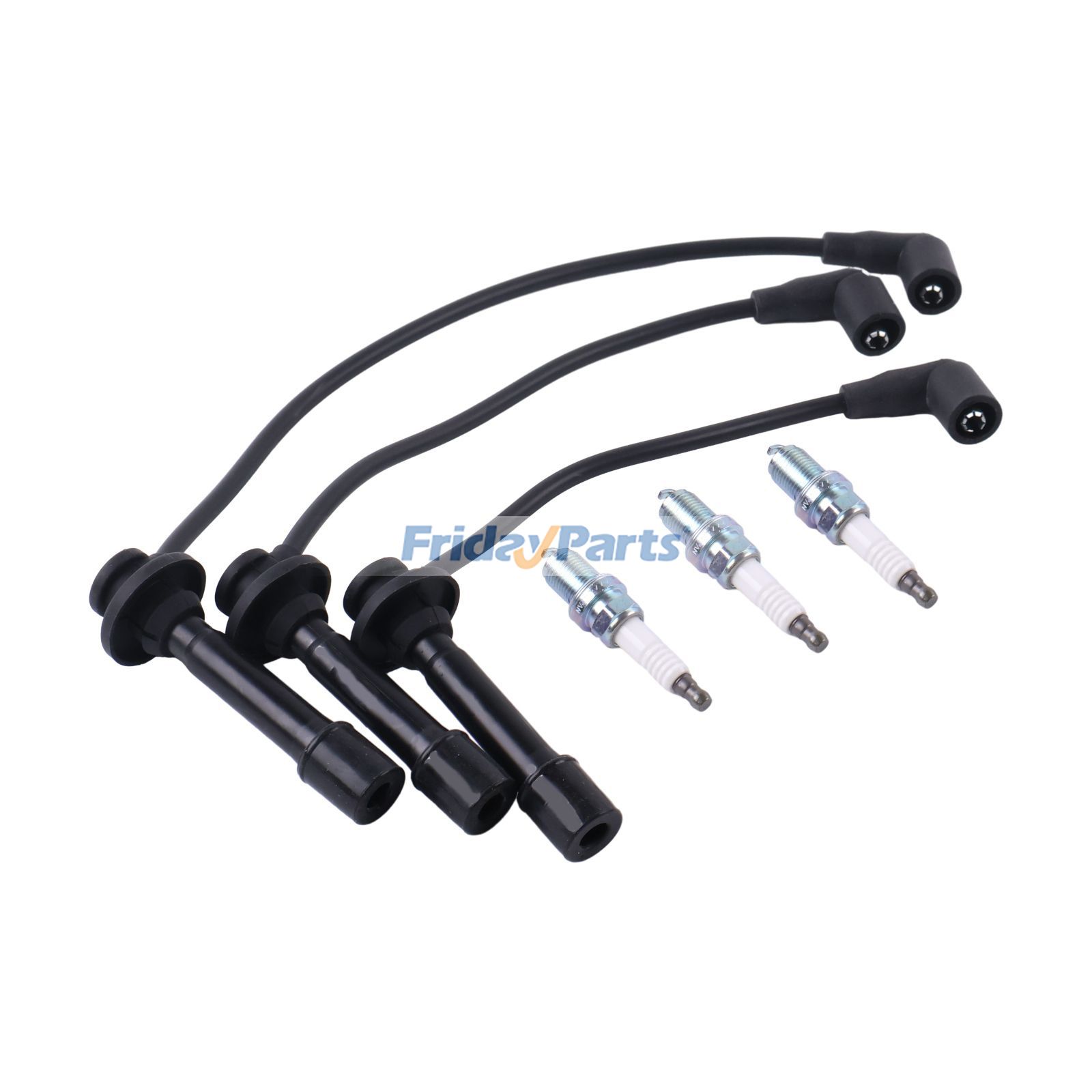 Zündkerzen- und Kabelsatz MIU12783 MIA11722 für Yanmar-Motor 3TNV70 John Deere UTV XUV 825i 835M