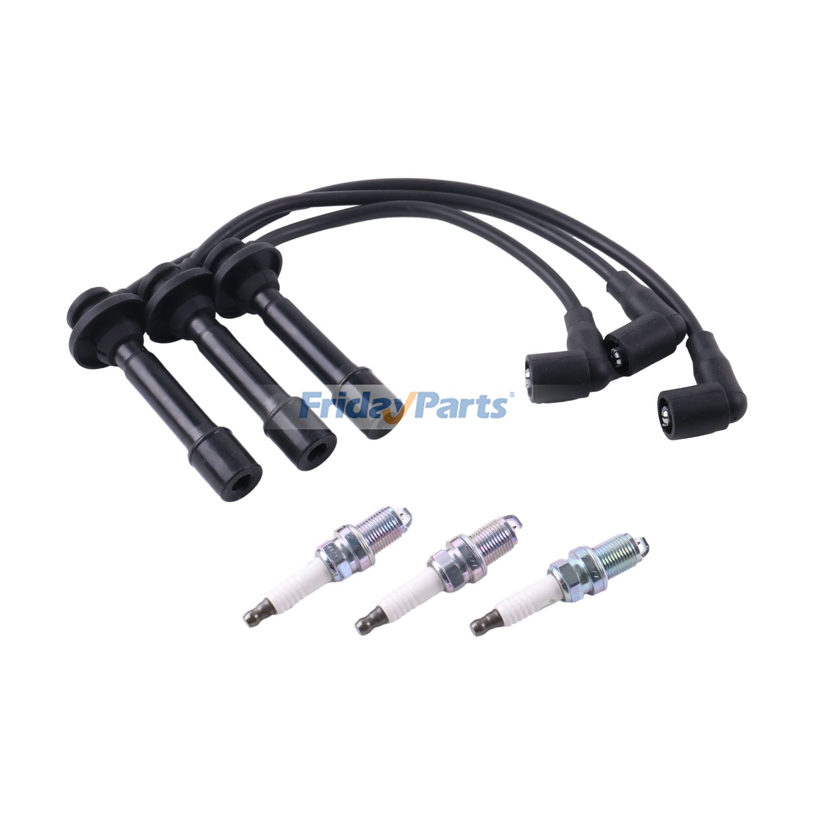 FridayParts Zündkerzen- und Kabelsatz