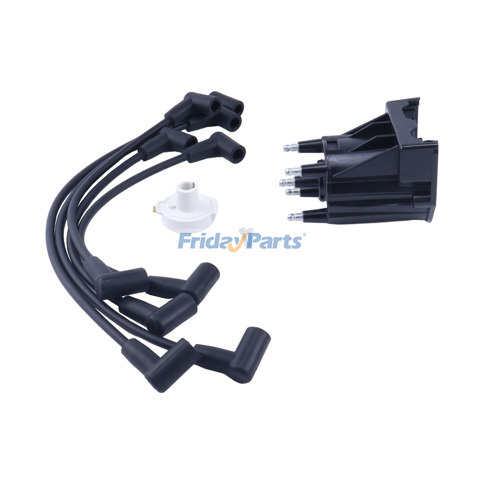 Kit de rotor de capuchon de distributeur de fils de bougie d'allumage 84-816761Q14 811635Q2 3854260 3854261 pour MerCruiser Volvo Penta 3.0L