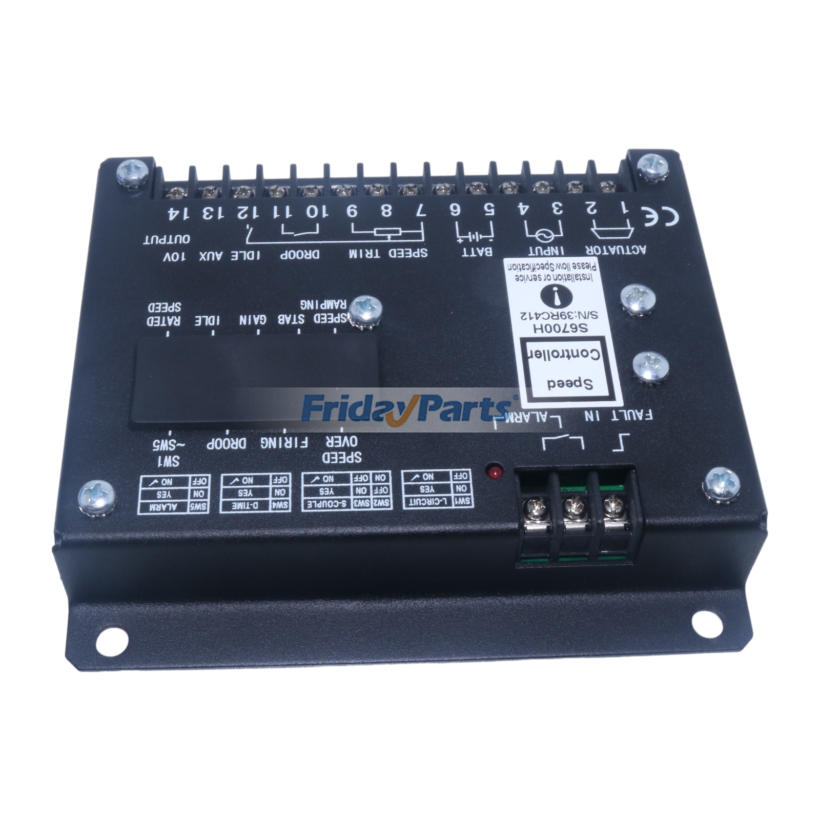 Speed Controller Electronic Control Panel S6700H for Cummins Generator Q7K ZX