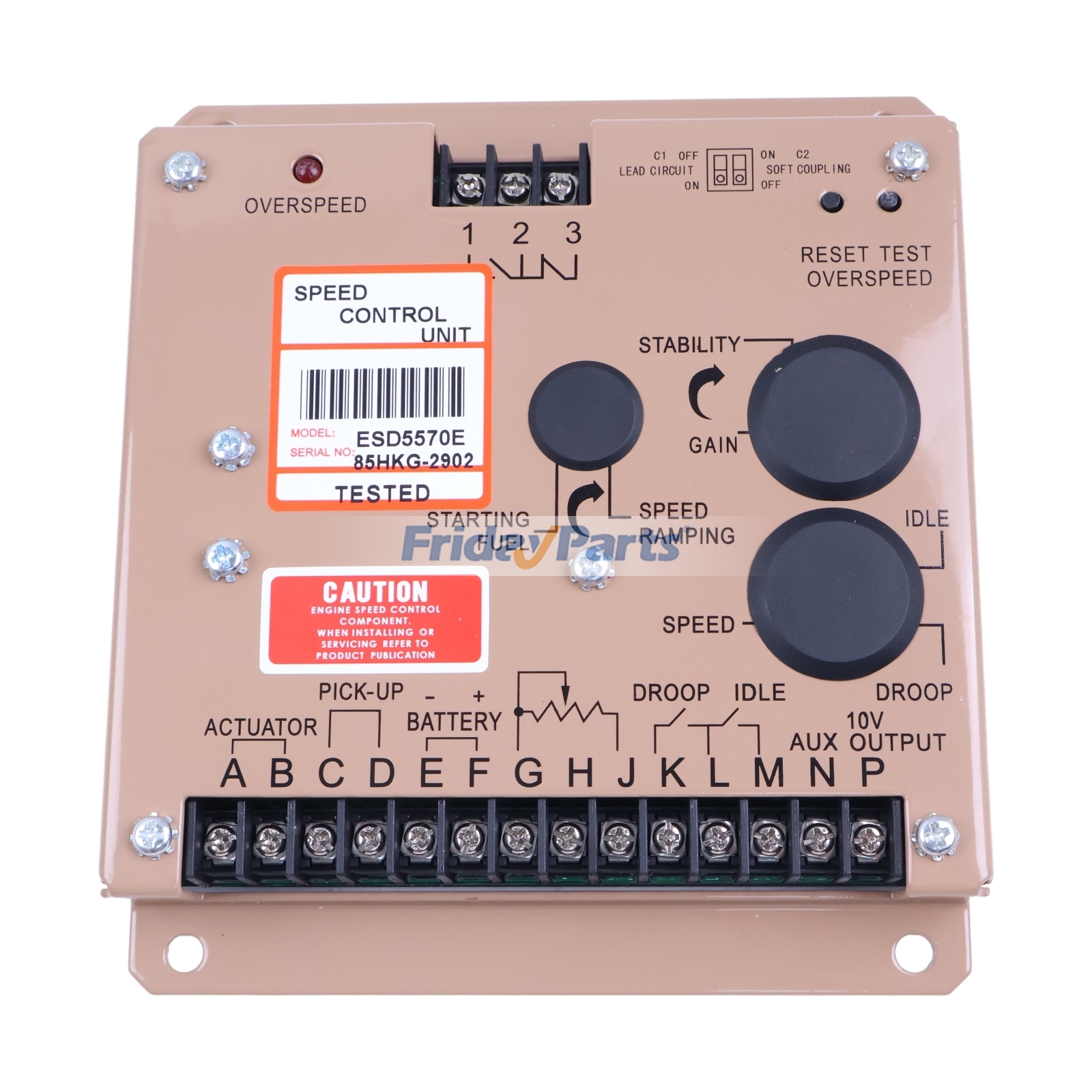 Unidad de control del regulador de velocidad ESD5570 para generador GAC Para OTRA MARCA