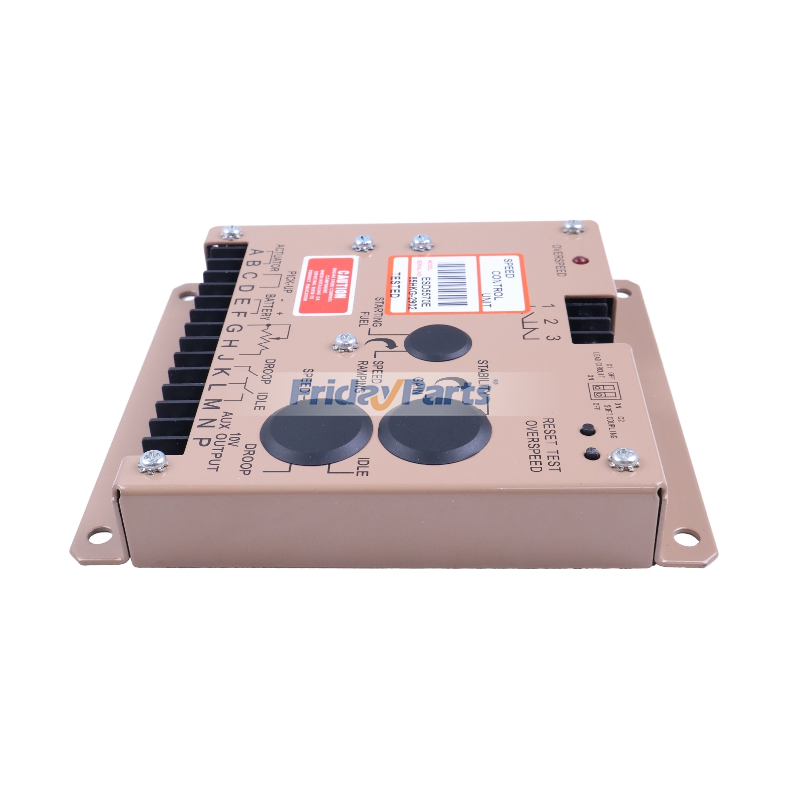 Unidad de control del regulador de velocidad ESD5570 para generador GAC