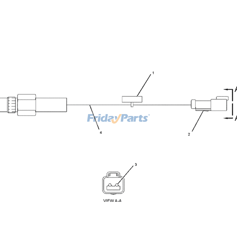FridayParts Geschwindigkeitssensorsäule CAT