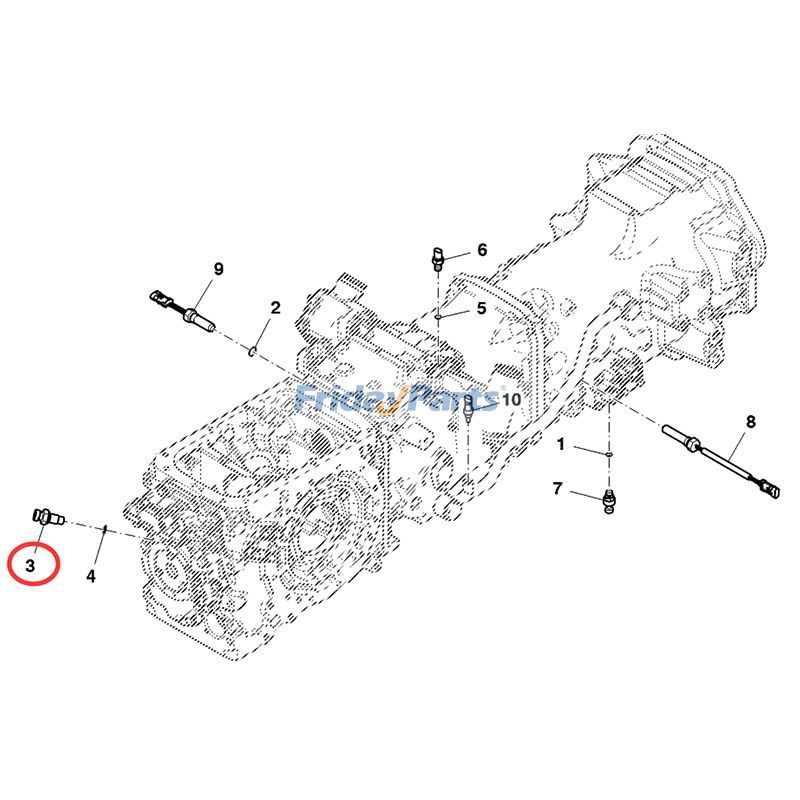 Sensor de velocidad AL204621 para tractor John Deere 5075E 5076E 6506 6510 6520 6530 para Tractor Para JOHN DEERE FridayParts