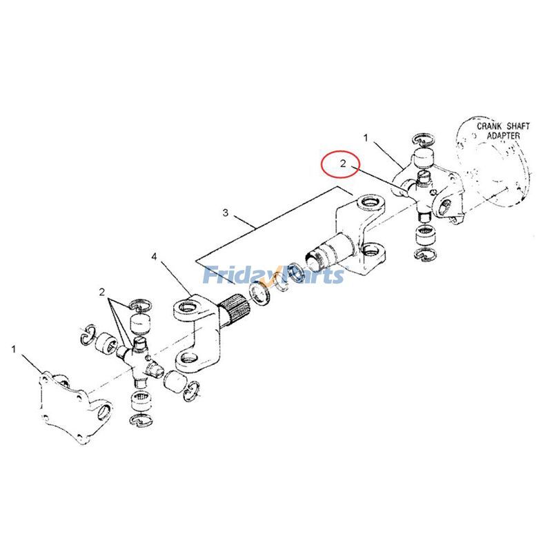 Spider & Bearing Assemblyerpillar CAT for Skidder