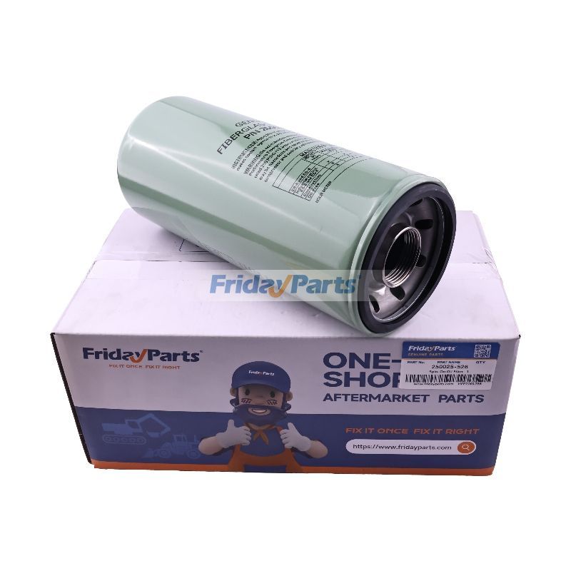 Filtre à huile à visser 250025-526 pour compresseur d'air Sullair