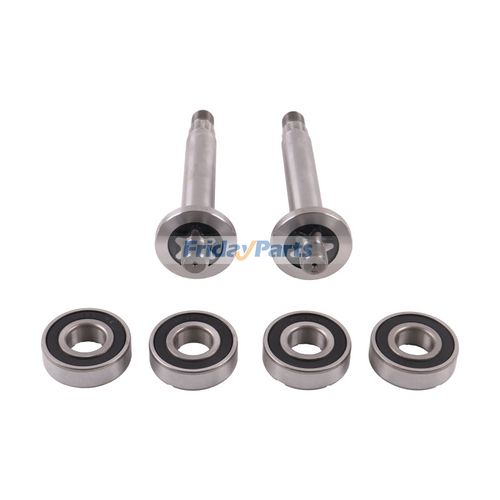 Caltric Spindle Shaft With Bearing – For Cub Cadet MTD 738-1197, 918-0671, 618-0671 – Steel – 90 Day Warranty