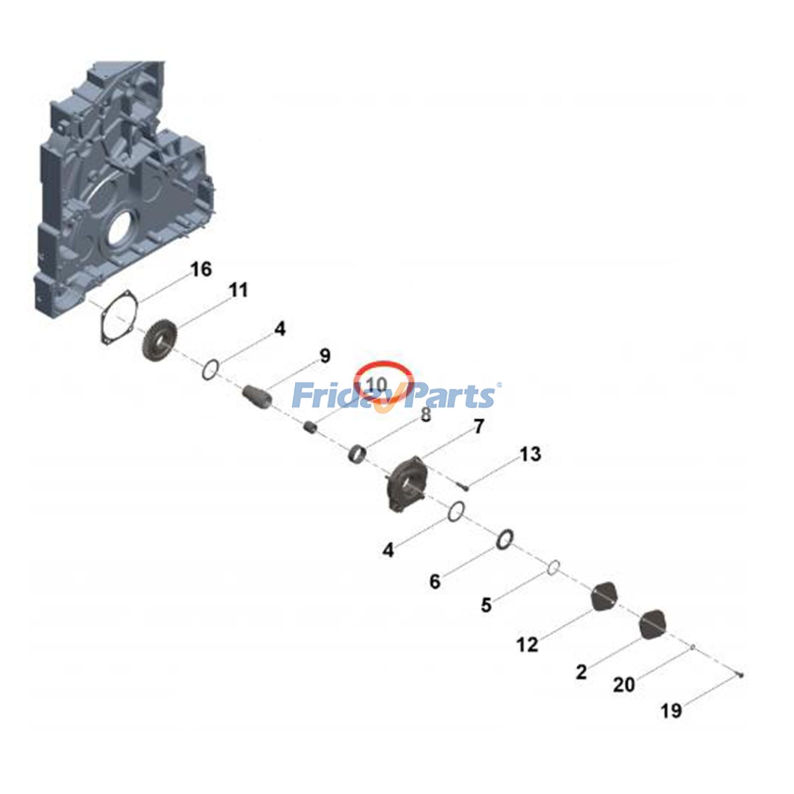 FridayParts Keilwellenkupplungshülse