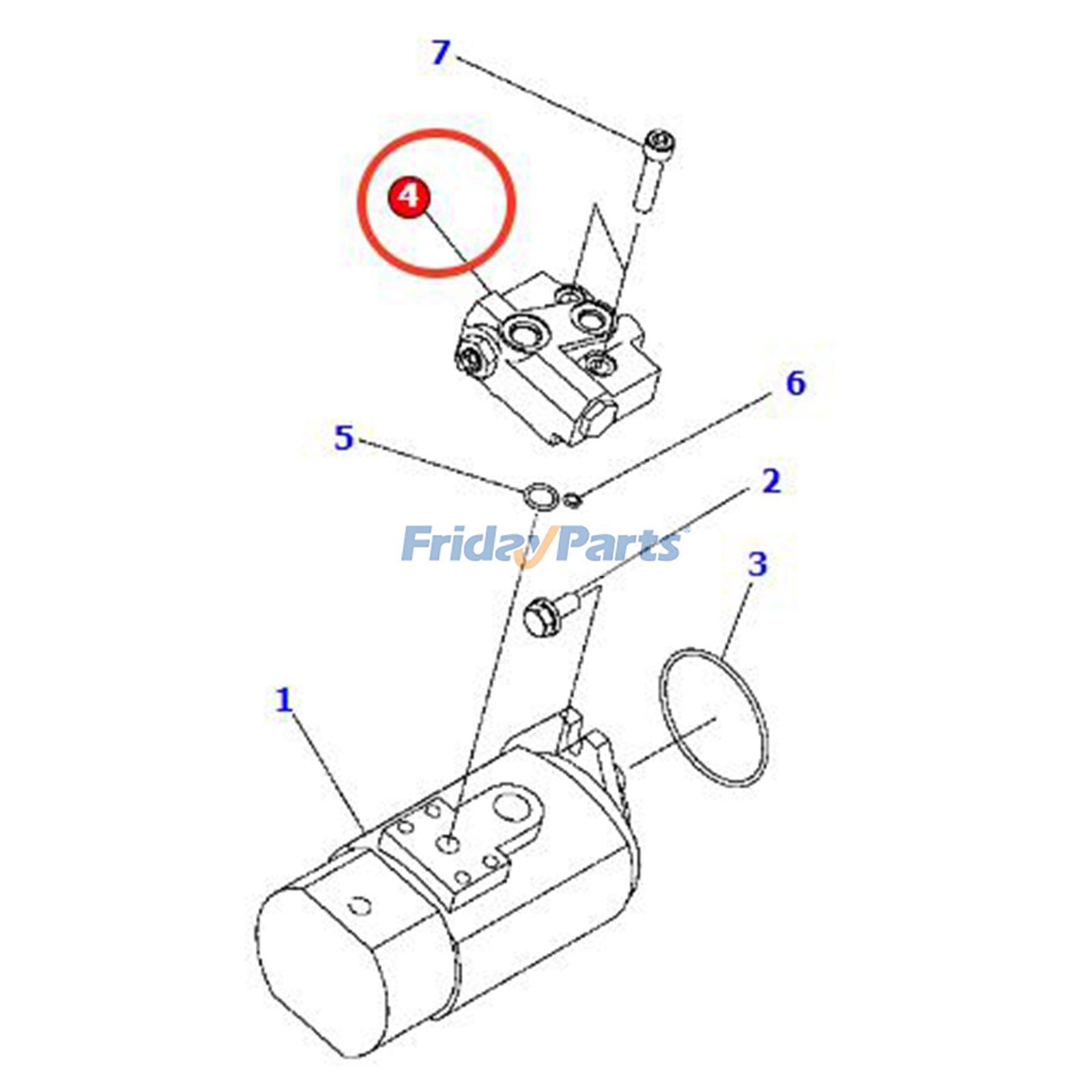Split-Flow Valve for Forklift