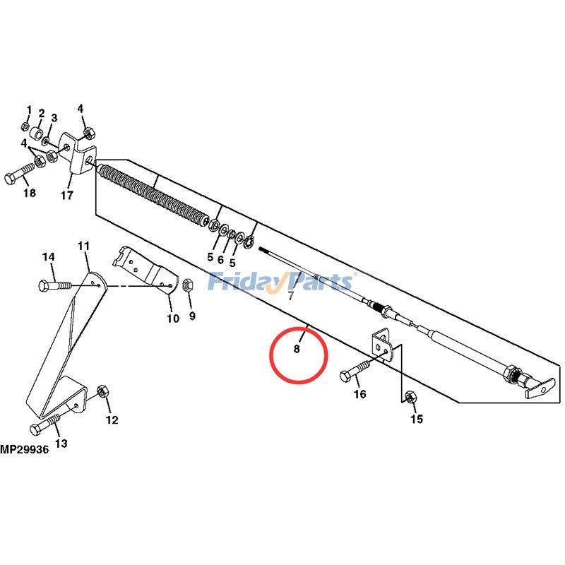 Spout Cap Control Cable for Tractor,Others