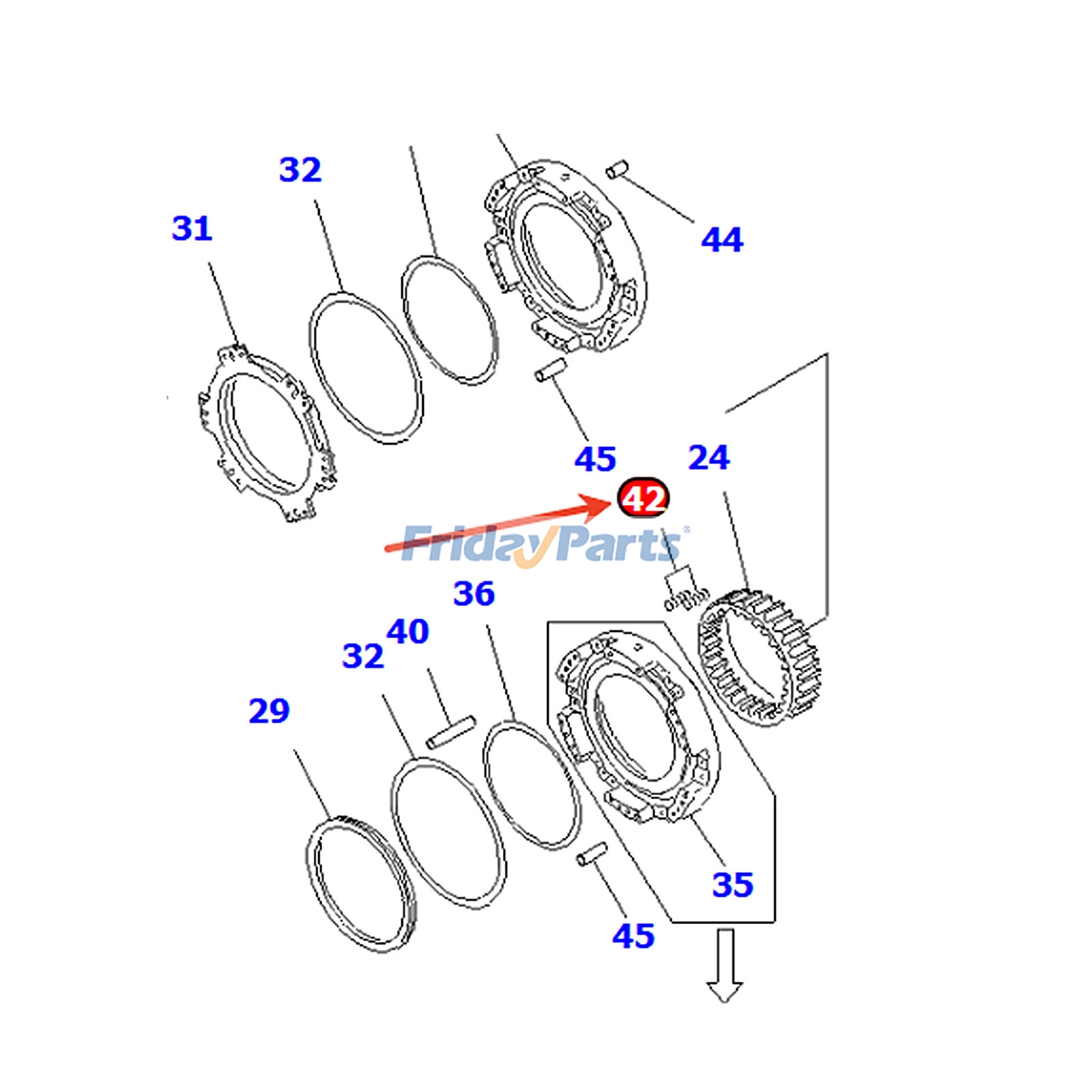 Spring  for Dozer,Engine,Loader,Off-Road Truck