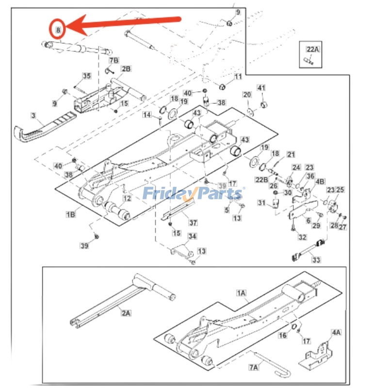 Spring Operated Cylinder for Harvester